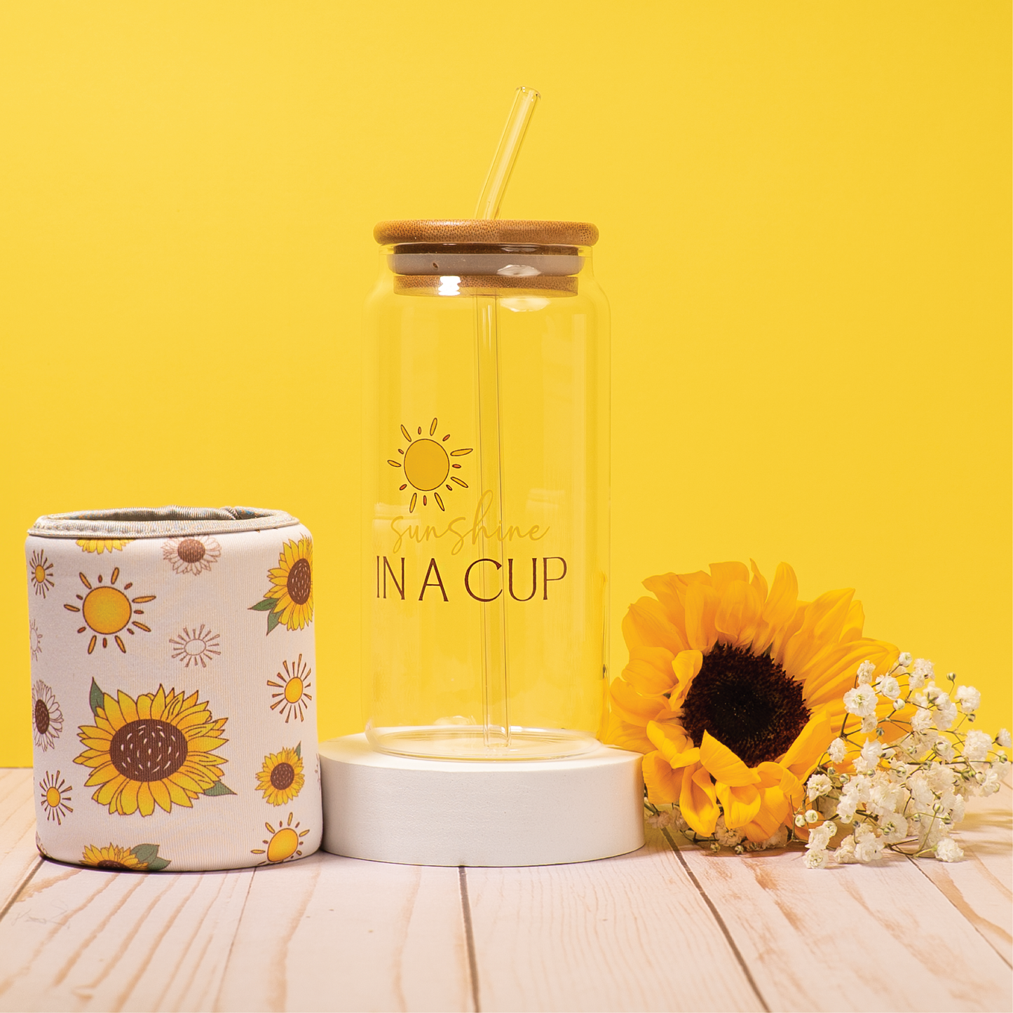 Sunflower-Themed Luxury 15-Piece Gift Box