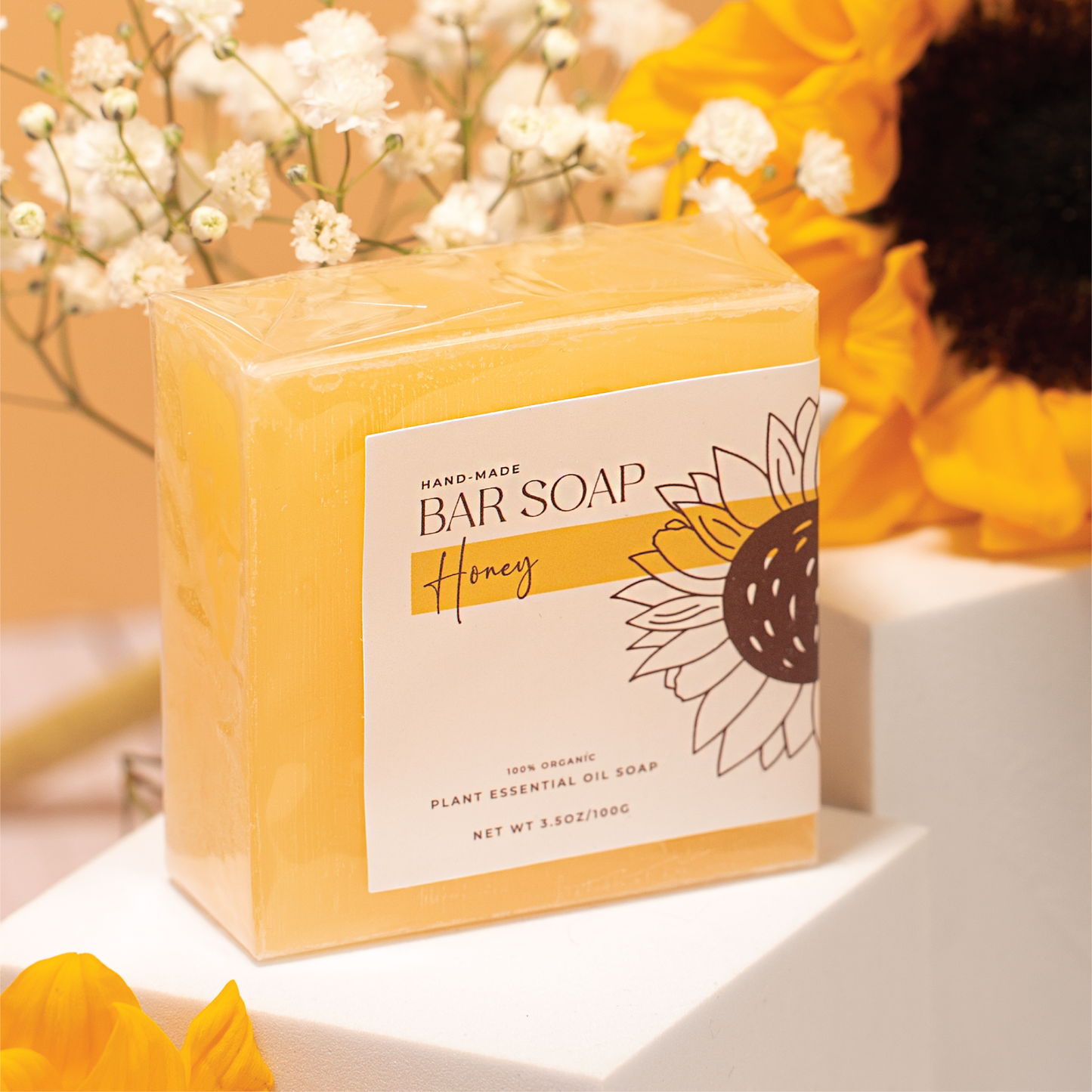 Sunflower-Themed Luxury 15-Piece Gift Box